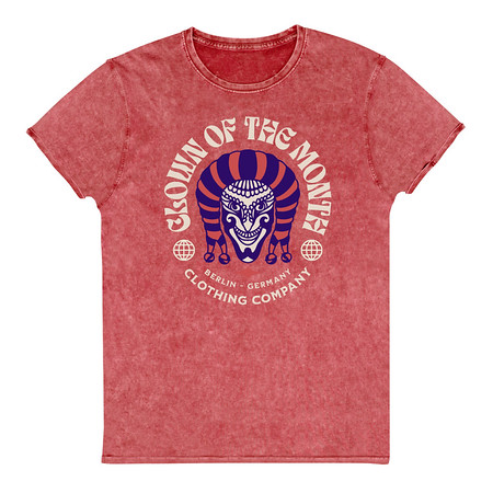 [ID: 462-G389] Clown of the Month Unisex Denim T-Shirt