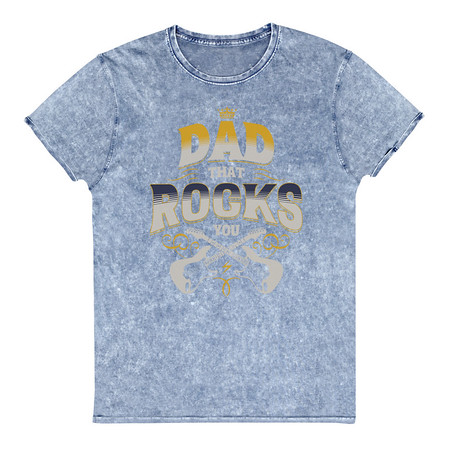 [ID: 462-G460] Dad That Rocks You - Electric Guitar Unisex Denim T-Shirt
