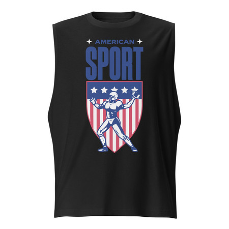 [ID: 365-G71] American Football Sport Unisex Muscle Shirt