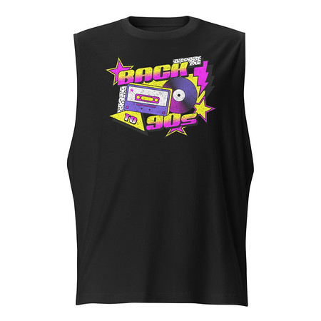 [ID: 365-G123] Back to 90s Unisex Muscle Shirt