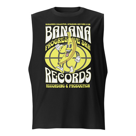[ID: 365-G136] Banana Records - Comic Character Unisex Muscle Shirt