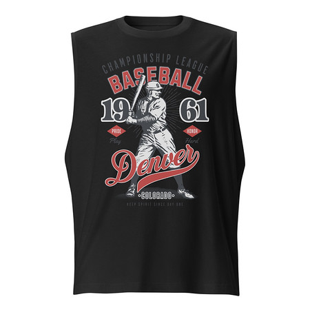 [ID: 365-G140] Baseball Championship League - University Sports Team Unisex Muscle Shirt