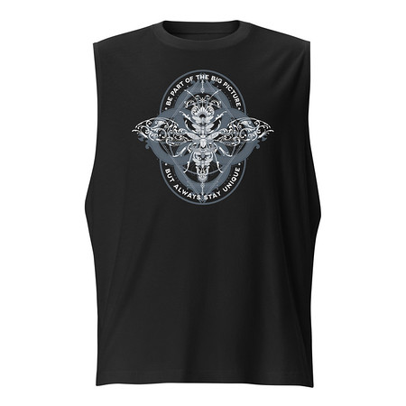 [ID: 365-G159] Be Part of the Big Picture - Insect Unisex Muscle Shirt