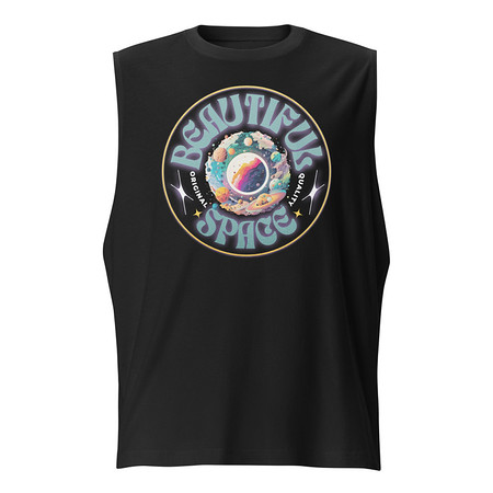 [ID: 365-G173] Beautiful Space Unisex Muscle Shirt