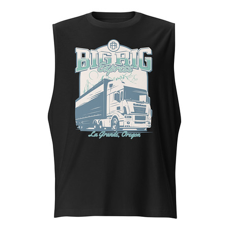 [ID: 365-G202] Big Rig Express Unisex Muscle Shirt