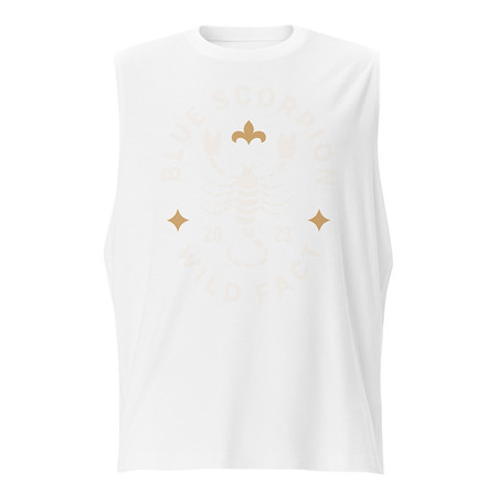 [ID: 365-G242] Blue Scorpion - Wildlife Animal Unisex Muscle Shirt