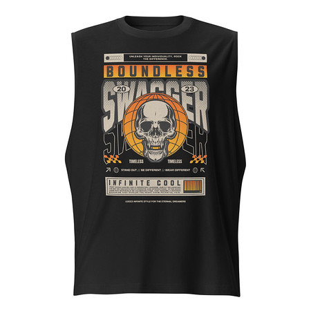 [ID: 365-G273] Boundless Swagger Unisex Muscle Shirt