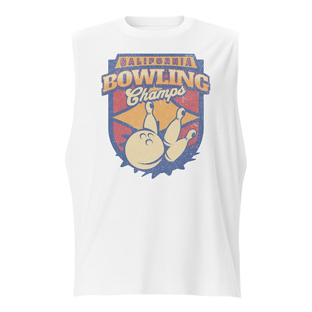 [ID: 365-G275] Bowling Championship - Retro Athlectic Sports Unisex Muscle Shirt