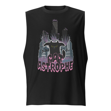 [ID: 365-G340] cat-astrophe Unisex Muscle Shirt