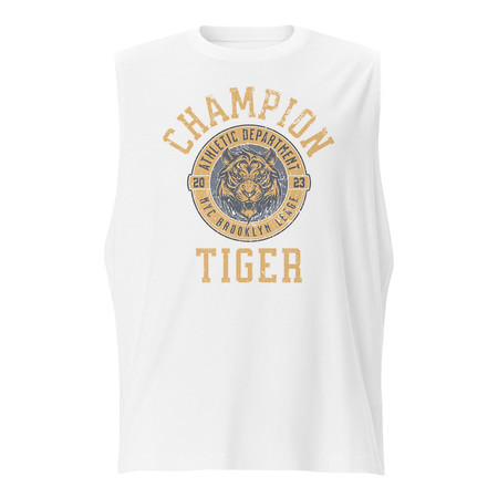 [ID: 365-G356] CHAMPION TIGER NYC Unisex Muscle Shirt