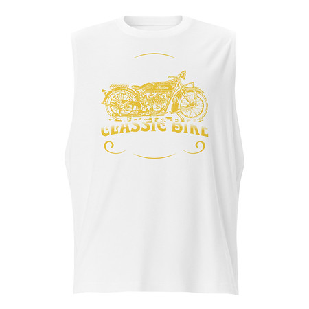 [ID: 365-G380] Classic Bike Unisex Muscle Shirt
