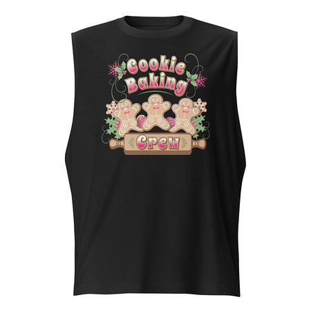 [ID: 365-G415] Cookie Baking Crew Unisex Muscle Shirt