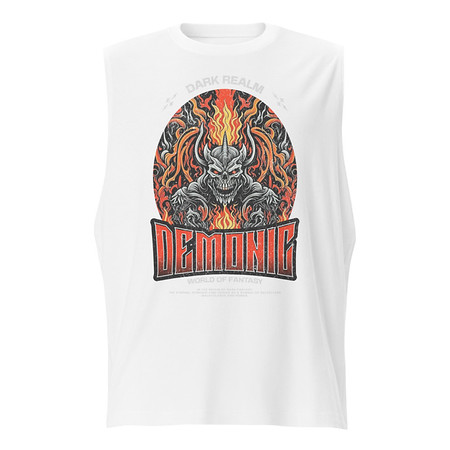 [ID: 365-G488] Demonic Unisex Muscle Shirt