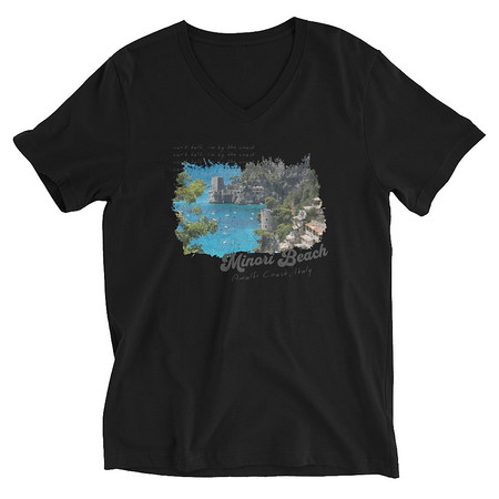 [ID: 223-G57] Amalfi Unisex V-Neck Tee