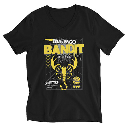 [ID: 223-G138] Bandit Aesthetic - Scorpion Unisex V-Neck Tee