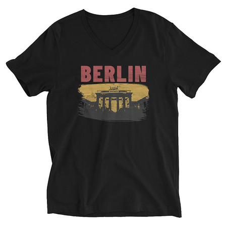 [ID: 223-G184] Berlin Unisex V-Neck Tee