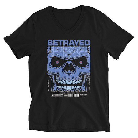 [ID: 223-G191] Betrayed Unisex V-Neck Tee