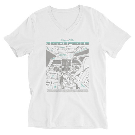 [ID: 223-G199] Beyond The Atmosphere Unisex V-Neck Tee