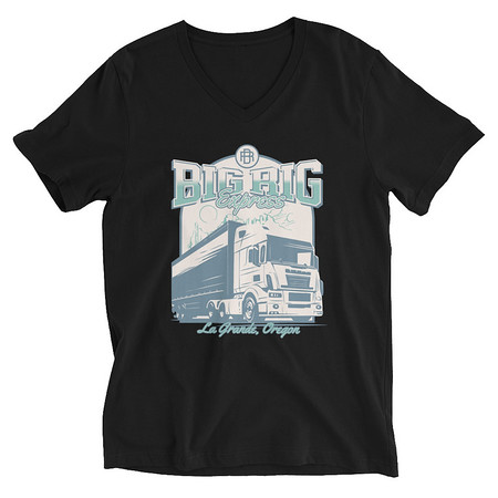[ID: 223-G202] Big Rig Express Unisex V-Neck Tee