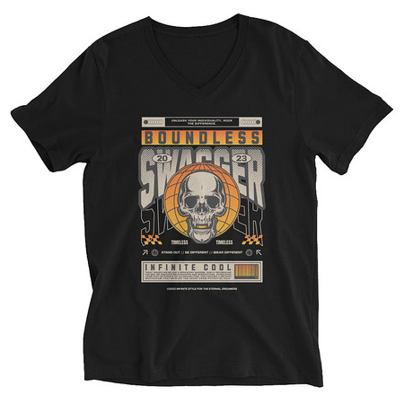 [ID: 223-G273] Boundless Swagger Unisex V-Neck Tee