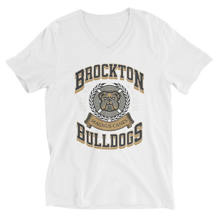 [ID: 223-G286] Brockton Bulldogs Unisex V-Neck Tee