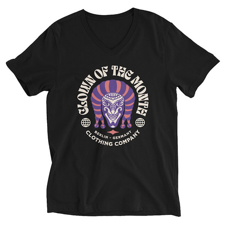 [ID: 223-G389] Clown of the Month Unisex V-Neck Tee