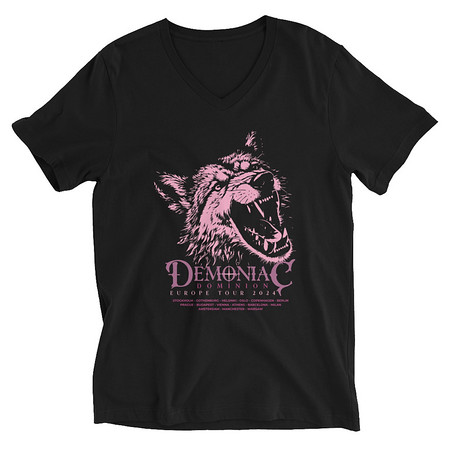 [ID: 223-G487] Demoniac Dominion Unisex V-Neck Tee