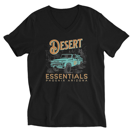 [ID: 223-G489] desert Unisex V-Neck Tee