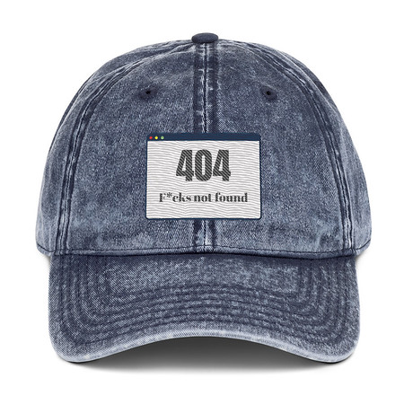 [ID: 327-G7] 404 Vintage Cap