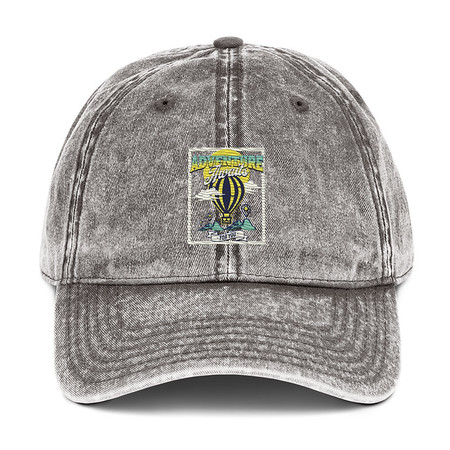 [ID: 327-G28] Adventure Awaits Vintage Cap