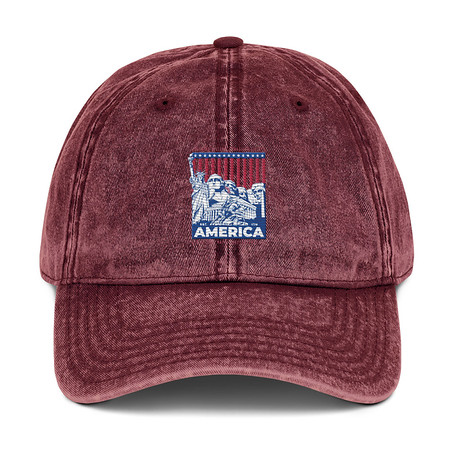 [ID: 327-G58] AMERICA (2) Vintage Cap