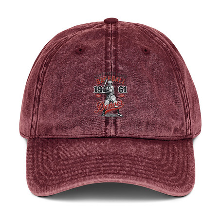 [ID: 327-G140] Baseball Championship League - University Sports Team Vintage Cap