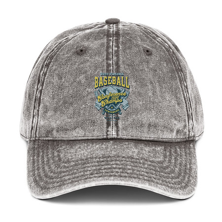 [ID: 327-G141] Baseball Conference Championships - Athlectic Badge Vintage Cap