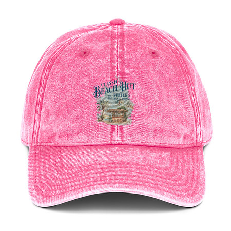 [ID: 327-G166] Beach Hut Vintage Cap