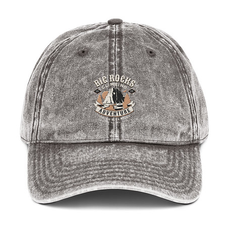 [ID: 327-G203] Big Rocks Climbing - Outdoor Adventure Vintage Cap