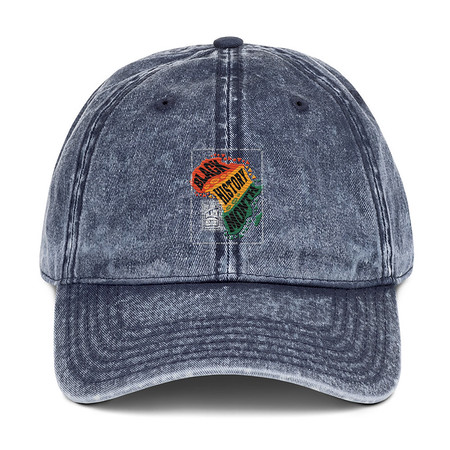 [ID: 327-G222] Black History Month - Tribal History Vintage Cap