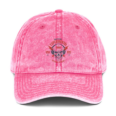 [ID: 327-G231] Blacksmith Experimental - Rock Skull Vintage Cap