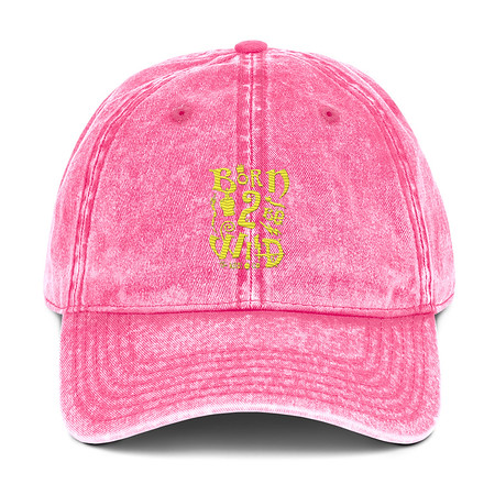 [ID: 327-G255] Born 2 Be Wild Vintage Cap
