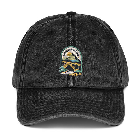 [ID: 327-G285] Bridge Photography - Scenic Vintage Cap