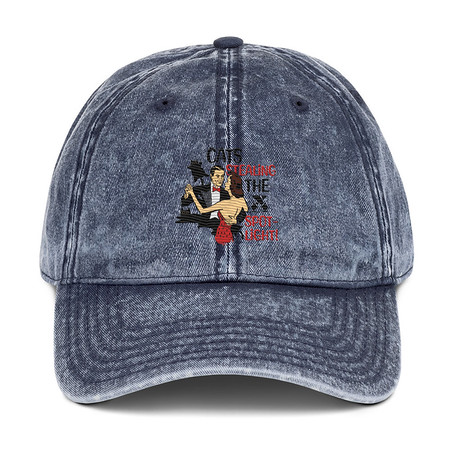 [ID: 327-G348] Cats Stealing the Spotlight Vintage Cap