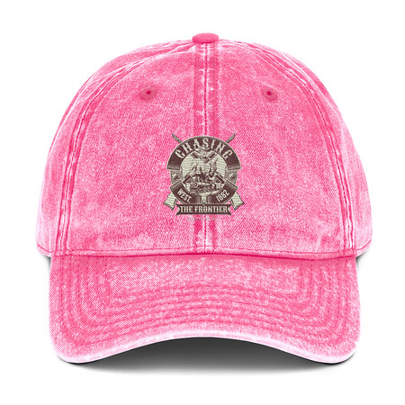 [ID: 327-G360] Chasing the Frontier Vintage Cap