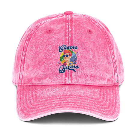 [ID: 327-G362] Cheers to the Queers Vintage Cap