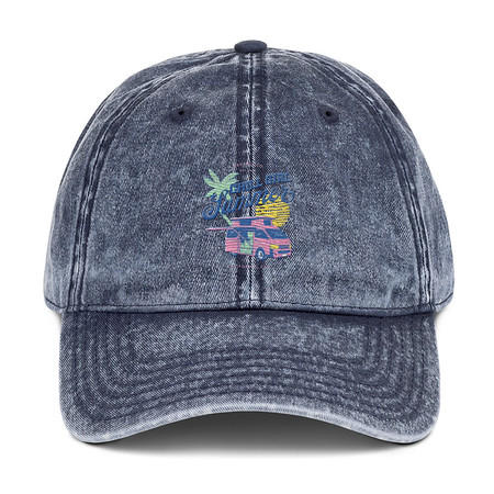 [ID: 327-G366] Chill Girl Summer Vintage Cap