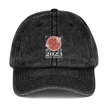 [ID: 327-G368] Chinese Lunar Year - Rabbit Vintage Cap