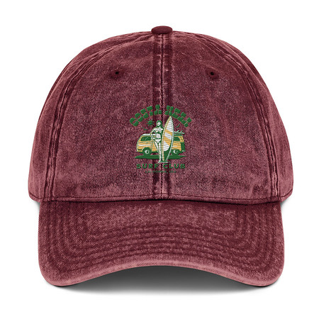 [ID: 327-G425] Costa Mesa Surf Club - Campervan Vintage Cap