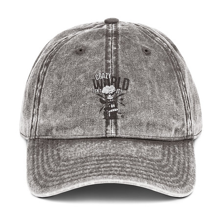 [ID: 327-G430] Crazy World Vintage Cap