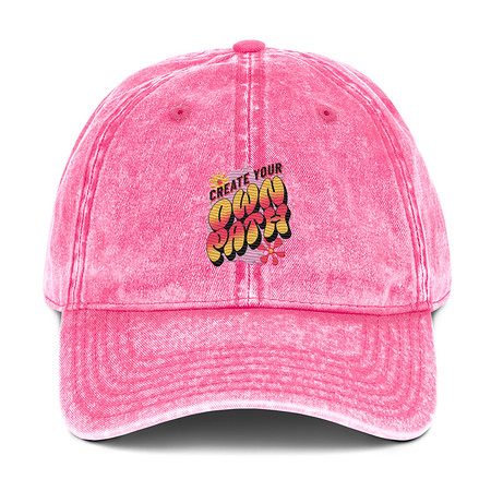 [ID: 327-G431] Create Your Own Path Vintage Cap