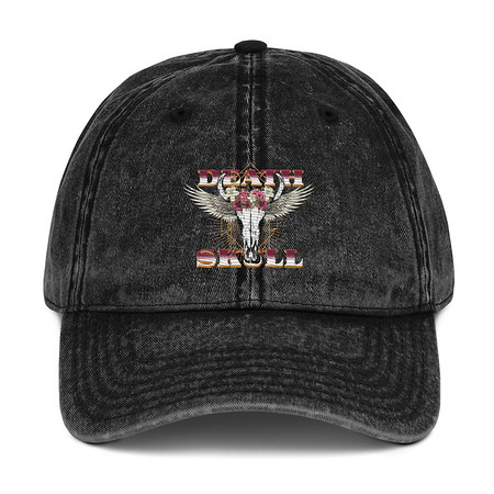 [ID: 327-G474] Deah Skull Vintage Cap