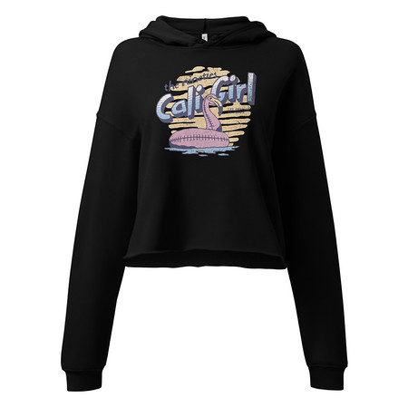 [ID: 317-G13] 90's Cali Girl Women's Cropped Hoodie