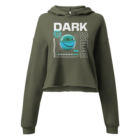 [ID: 317-G20] Abstract Y2K Women's Cropped Hoodie